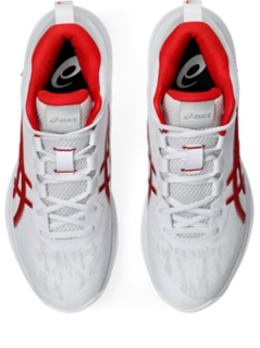 Image 6 of 9 of Unisex WHITE/ELECTRIC RED GELHOOP V17 S Unisex Basketball Shoes