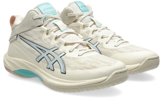 Image 2 of 8 of Unisex CREAM/SKY GELHOOP V17 S Unisex Basketball Shoes