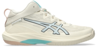 Image 8 of 8 of Unisex CREAM/SKY GELHOOP V17 S Unisex Basketball Shoes