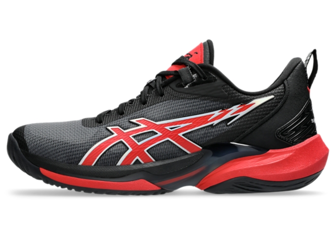シューズ(男性用) ASICS SWIFTACE YUKI 28.5 1063A136.001 SWIFTACE YUKI | Unisex | BLACK/RED | Unisex Basketball Shoes