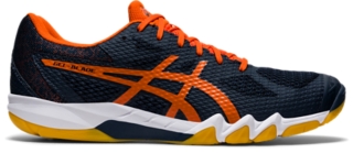 asics orange and blue shoes