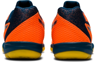 asics shoes blue and orange