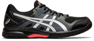 Unisex GEL-ROCKET™ 9 | BLACK/SUNRISE RED | Squash e Badminton | ASICS