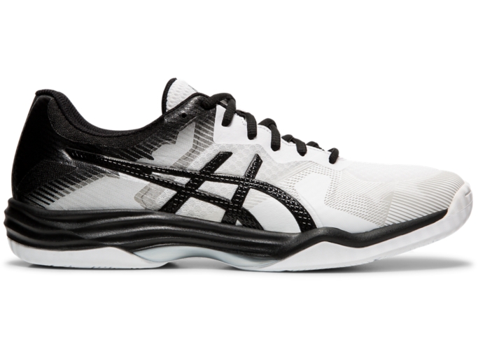 Men s GEL TACTIC 2 White Black Volleyball Shoes ASICS