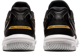 Men's GEL-ROCKET 10 | Black/Pure Gold | Volleyball Shoes |