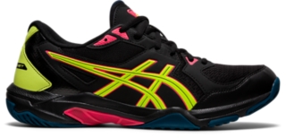 Asics gel rocket 7 black best sale