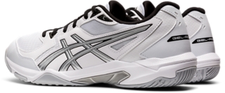 Men's GEL-ROCKET 10 | White/Pure Silver | Volleyball Shoes ASICS