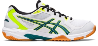 Men's GEL-ROCKET 10 | White/Velvet Pine | Volleyball Shoes | ASICS