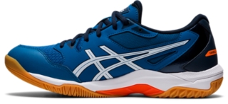 asics gel rocket blue