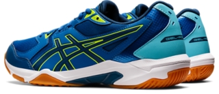 Men's GEL-ROCKET 10 Midnight/Hazard Green Volleyball Shoes