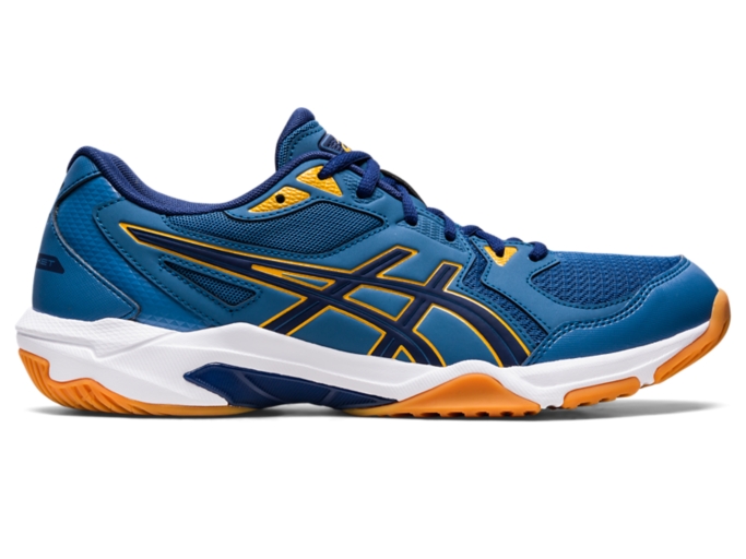 Men's GEL-ROCKET 10 | Azure/Deep Ocean | Volleyball Shoes | ASICS