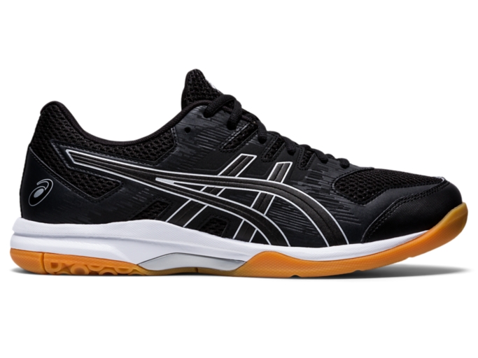 Men s GEL FURTHERUP Black Black Volleyball Shoes ASICS