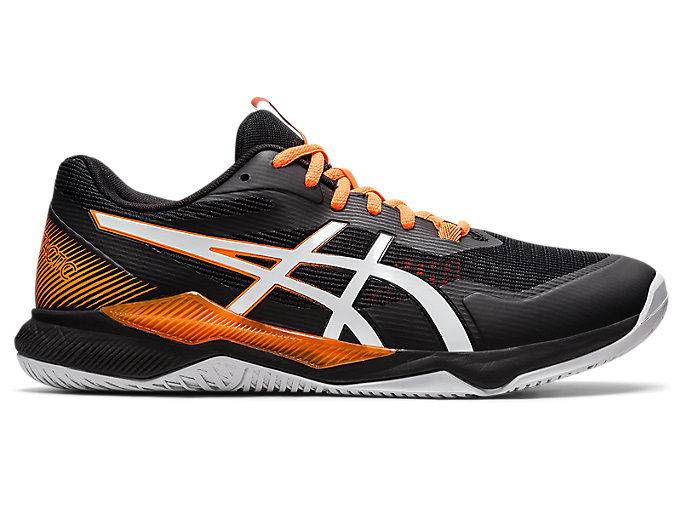 Image 1 of 7 of Men's Black/Shocking Orange GEL-TACTIC™ Men's Sports Shoes
