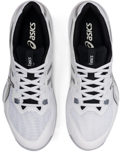 Chaussures Asics Gel Tactic Femme Blanc/Bleu - Sports Raquettes