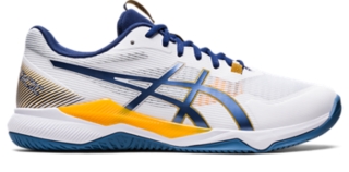 GEL-TACTIC White/Deep Ocean Volleyball Shoes | ASICS
