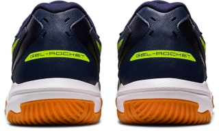 Men's GEL-ROCKET 10 WIDE | Midnight/Hazard Green | Volleyball