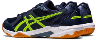 Men's GEL-ROCKET 10 WIDE | Midnight/Hazard Green | Volleyball