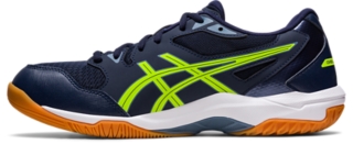 Men's GEL-ROCKET 10 WIDE | Midnight/Hazard Green | Volleyball