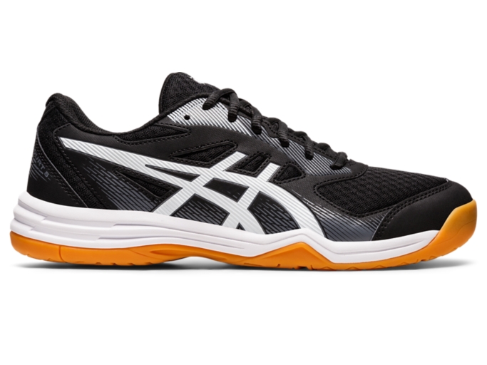 UPCOURT 5 Men Black White Men s Volleyball Shoes ASICS United States