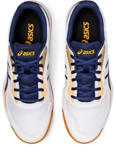 5 ASICS Shoes Volleyball UPCOURT | White/Deep | Ocean Men\'s |