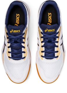 Men's UPCOURT 5 | White/Deep Ocean | Volleyball Shoes | ASICS