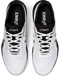 Men\'s UPCOURT 5 White/Gunmetal Volleyball Shoes ASICS | | 