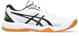 UPCOURT 5 Men WHITE SAFETY YELLOW Men s Indoor Shoes ASICS Singapore