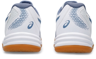 ASICS Men\'s 5 | | Volleyball Shoes Blue White/Denim UPCOURT |
