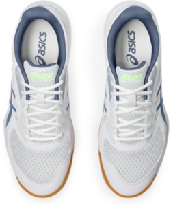 ASICS Blue Shoes 5 | Men\'s | White/Denim | Volleyball UPCOURT