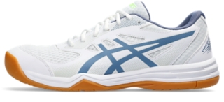 Men's UPCOURT 5 | White/Denim Blue | Volleyball Shoes | ASICS