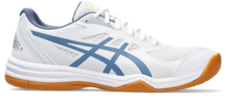 Men's UPCOURT 5 | White/Denim Blue | Volleyball Shoes | ASICS