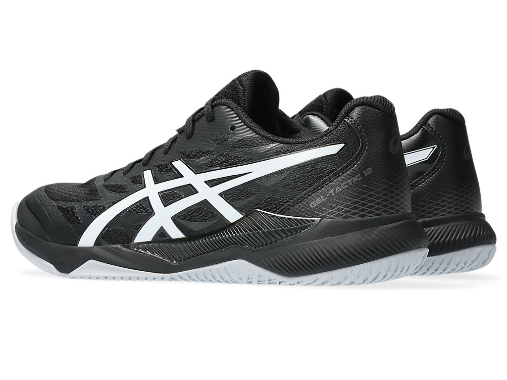 Men\'s GEL-TACTIC 12 | Black/White | Volleyball Shoes | ASICS