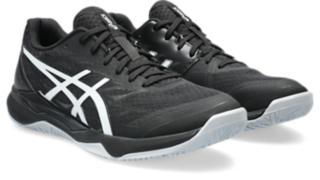 ASICS Men's Gel-Tactic 12 Shoes in Black/White - 8.5