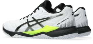 Men\'s GEL-TACTIC 12 | ASICS | Volleyball White/Gunmetal Shoes 