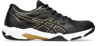 GEL ROCKET 11 Men Black Pure Gold Men s Volleyball Shoes ASICS United States