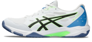 Men's GEL-ROCKET 11 | White/Lime Burst | Volleyball Shoes | ASICS