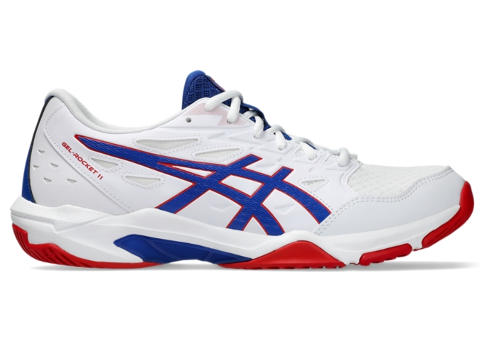 GEL-ROCKET 11 | Men | White/Asics Blue | Men's Volleyball