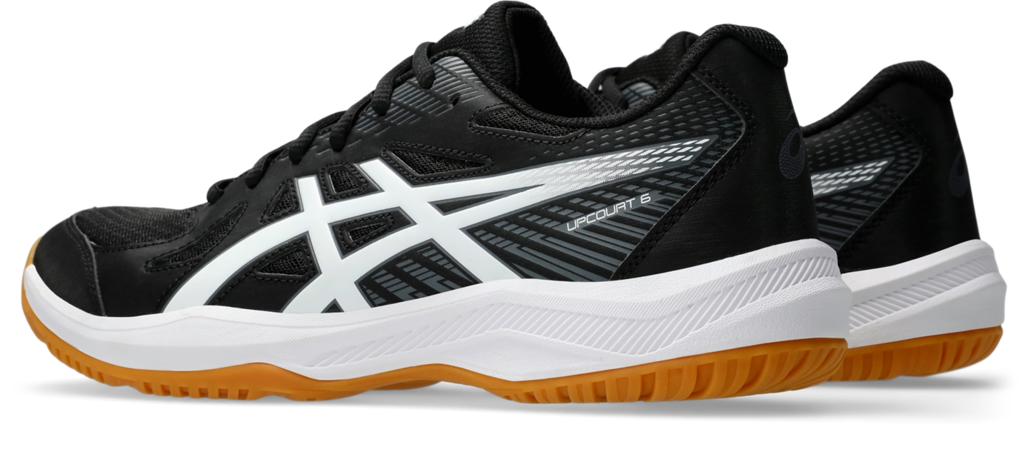 Мужские кроссовки ASICS Upcourt 6, цвет: Чёрный / Белый — фото 3