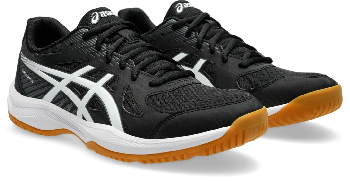 Мужские кроссовки ASICS Upcourt 6, цвет: Чёрный / Белый — фото 2