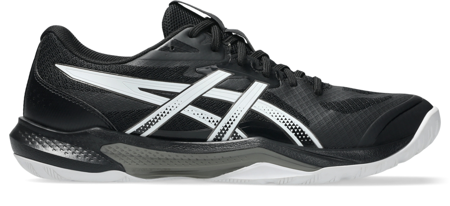 Мужские кроссовки ASICS Gel-Tactic 13, цвет: Чёрный / Белый — фото 1