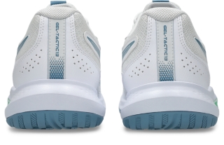 Image 5 of 8 of Men's WHITE/SABA BLUE GEL-TACTIC 13 Men's Indoor Shoes