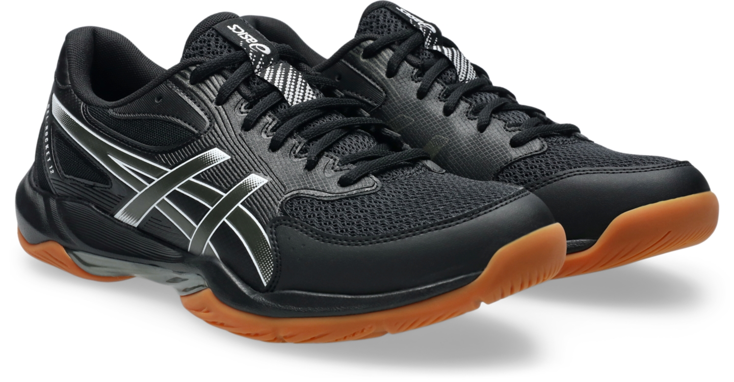 Мужские кроссовки ASICS Gel-Rocket 12, цвет: Чёрный / Графитовый — фото 2