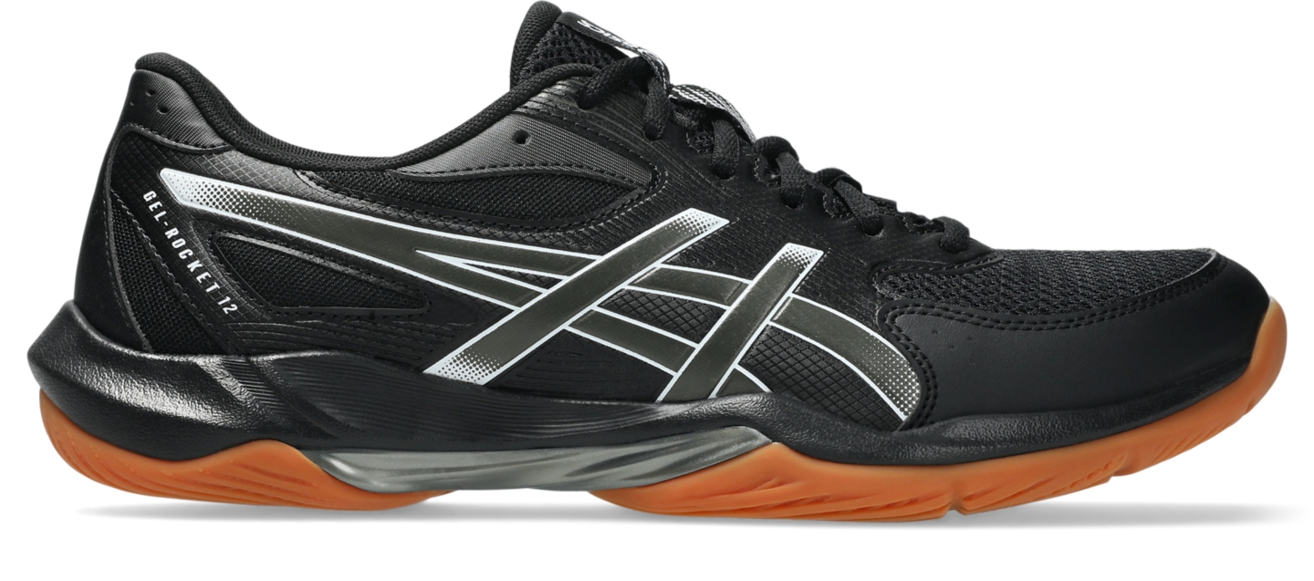 Мужские кроссовки ASICS Gel-Rocket 12, цвет: Чёрный / Графитовый — фото 1