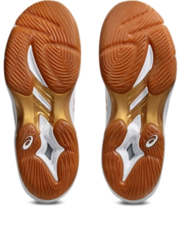 Hình 7 của 8 của Unisex WHITE/PURE GOLD COURT CONTROL FF 4 Giày Thể Thao Trong Nhà Unisex