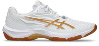 Hình 8 của 8 của Unisex WHITE/PURE GOLD COURT CONTROL FF 4 Giày Thể Thao Trong Nhà Unisex