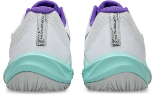 รูปภาพ 4 จาก 7 ถึง Unisex WHITE/ILLUMINATE MINT COURT CONTROL FF 4 Women Indoor Shoes