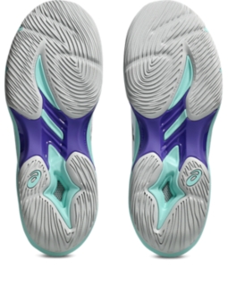 รูปภาพ 6 จาก 7 ถึง Unisex WHITE/ILLUMINATE MINT COURT CONTROL FF 4 Women Indoor Shoes