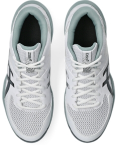 Image 6 of 8 of Men's WHITE/STEEL GREY GEL-ROCKET MT 12 Men's Indoor Shoes