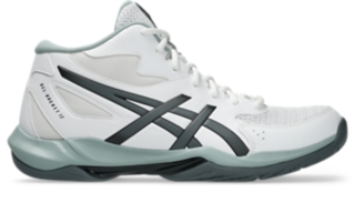 Image 8 of 8 of Men's WHITE/STEEL GREY GEL-ROCKET MT 12 Men's Indoor Shoes