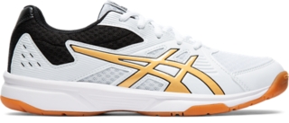 White/Pure Gold | Volleyball | ASICS